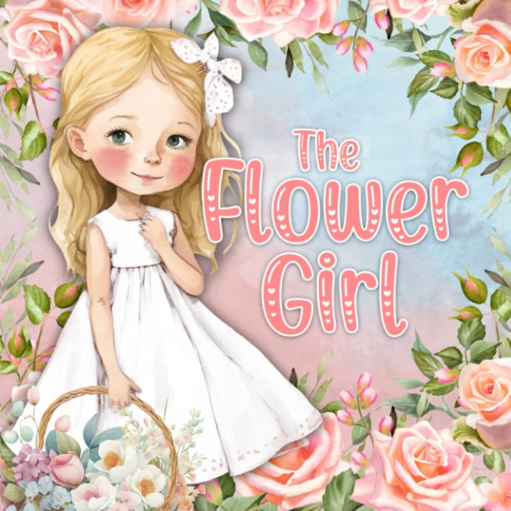 The Flower Girl picture book cover design by Qalm Media